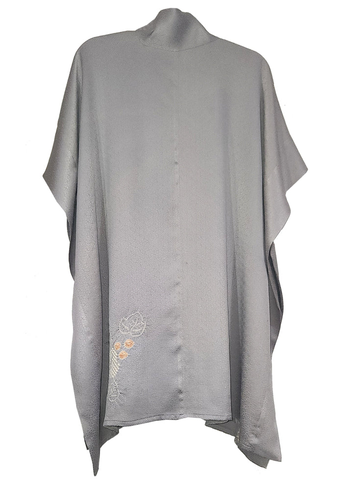 Flowers and Vines of Shibori Kimono Duster