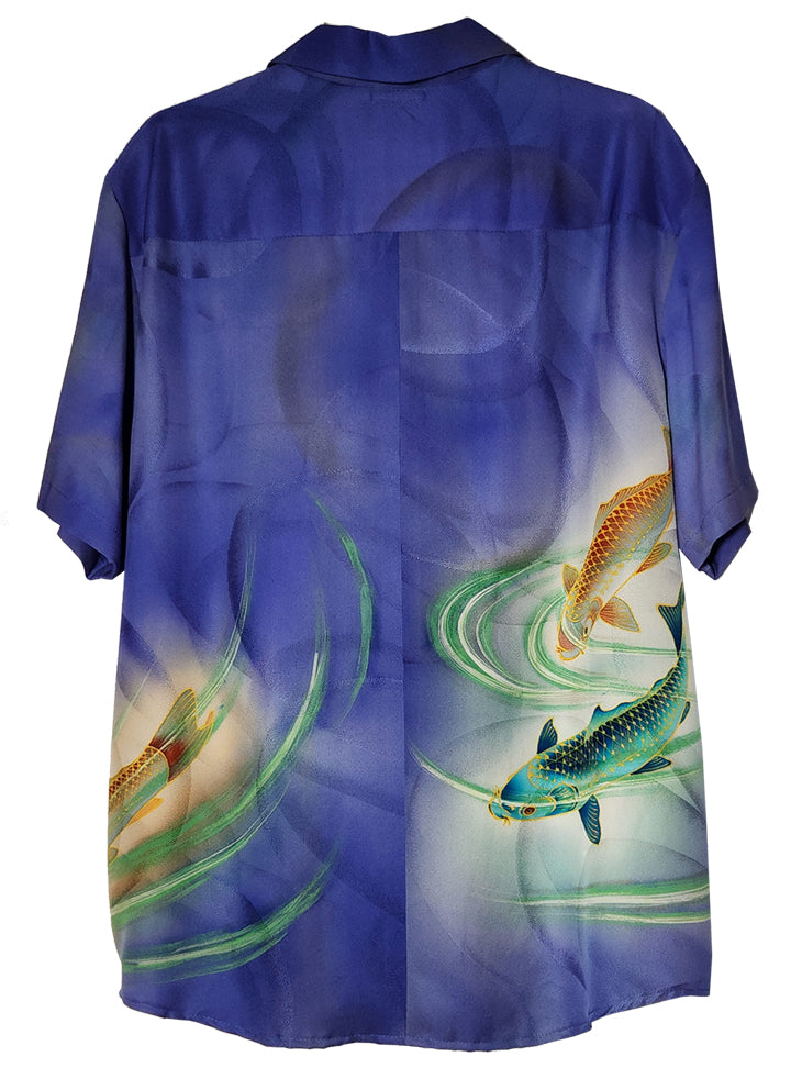 Men's Silk Koi Shirt