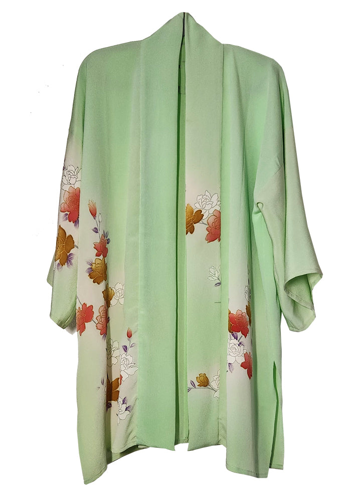 Autumn Roses Kimono Jacket