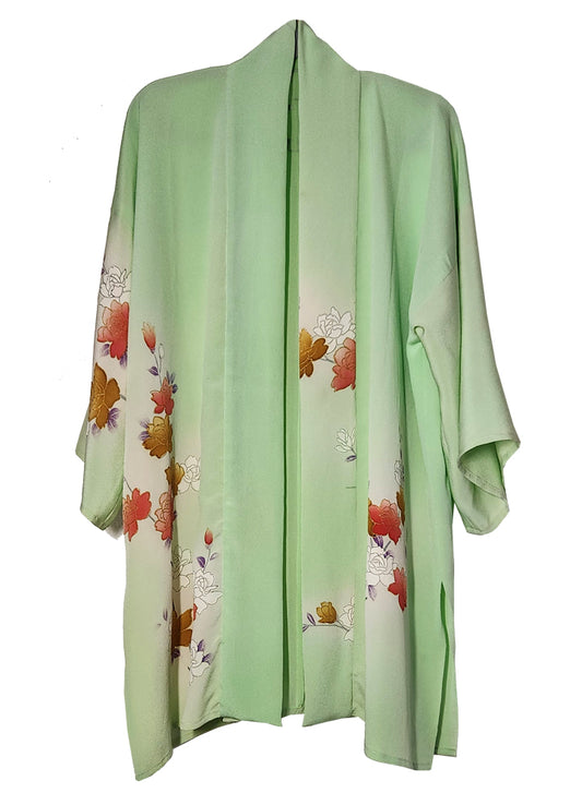 Autumn Roses Kimono Jacket