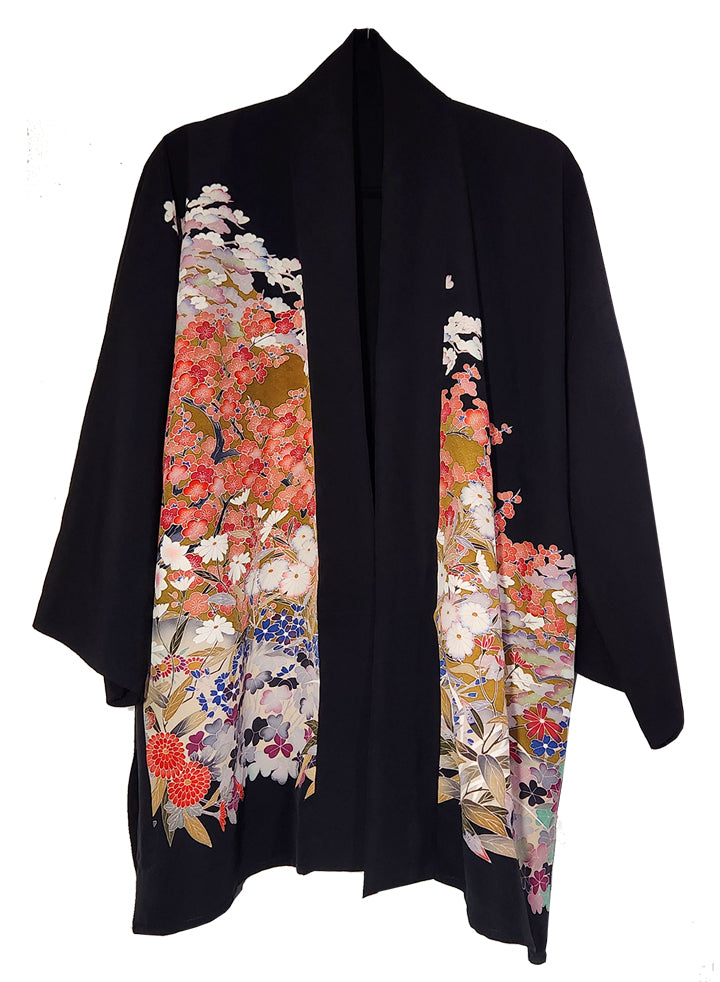 Designer Floral Bouquet Kimono Jacket