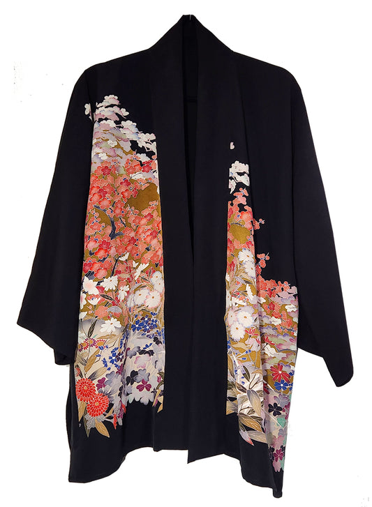 Designer Floral Bouquet Kimono Jacket