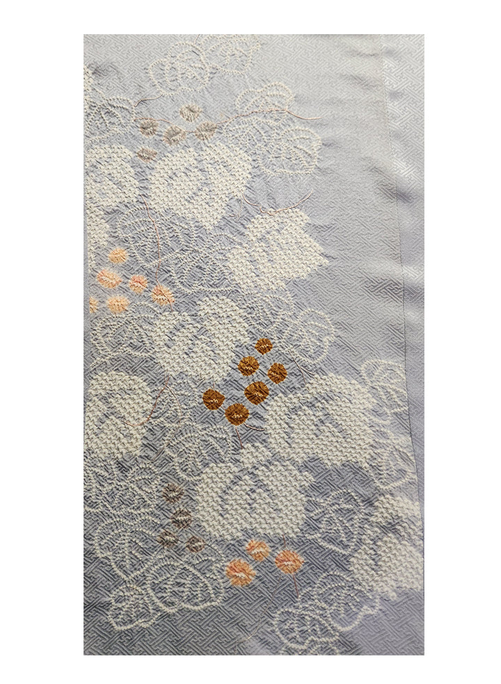 Flowers and Vines of Shibori Kimono Duster