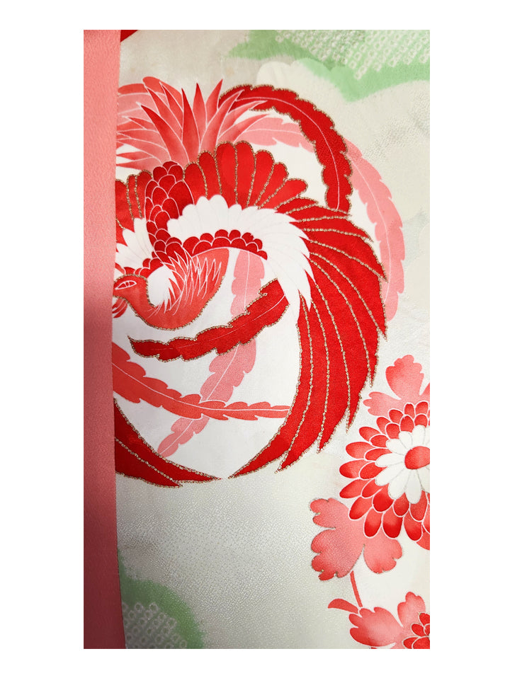 Red Phoenix Kimono Duster