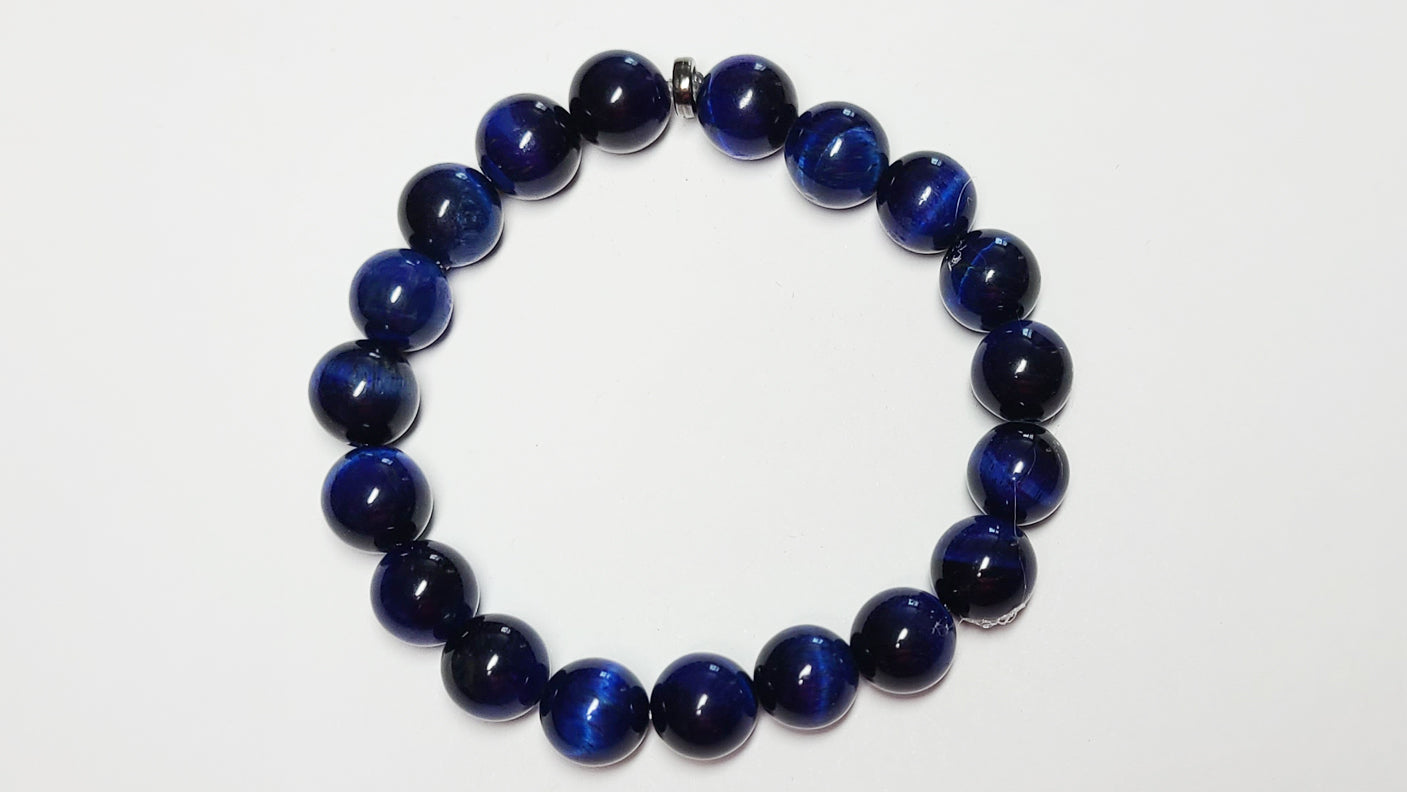 Men's Blue Tiger's Eye Bracelet