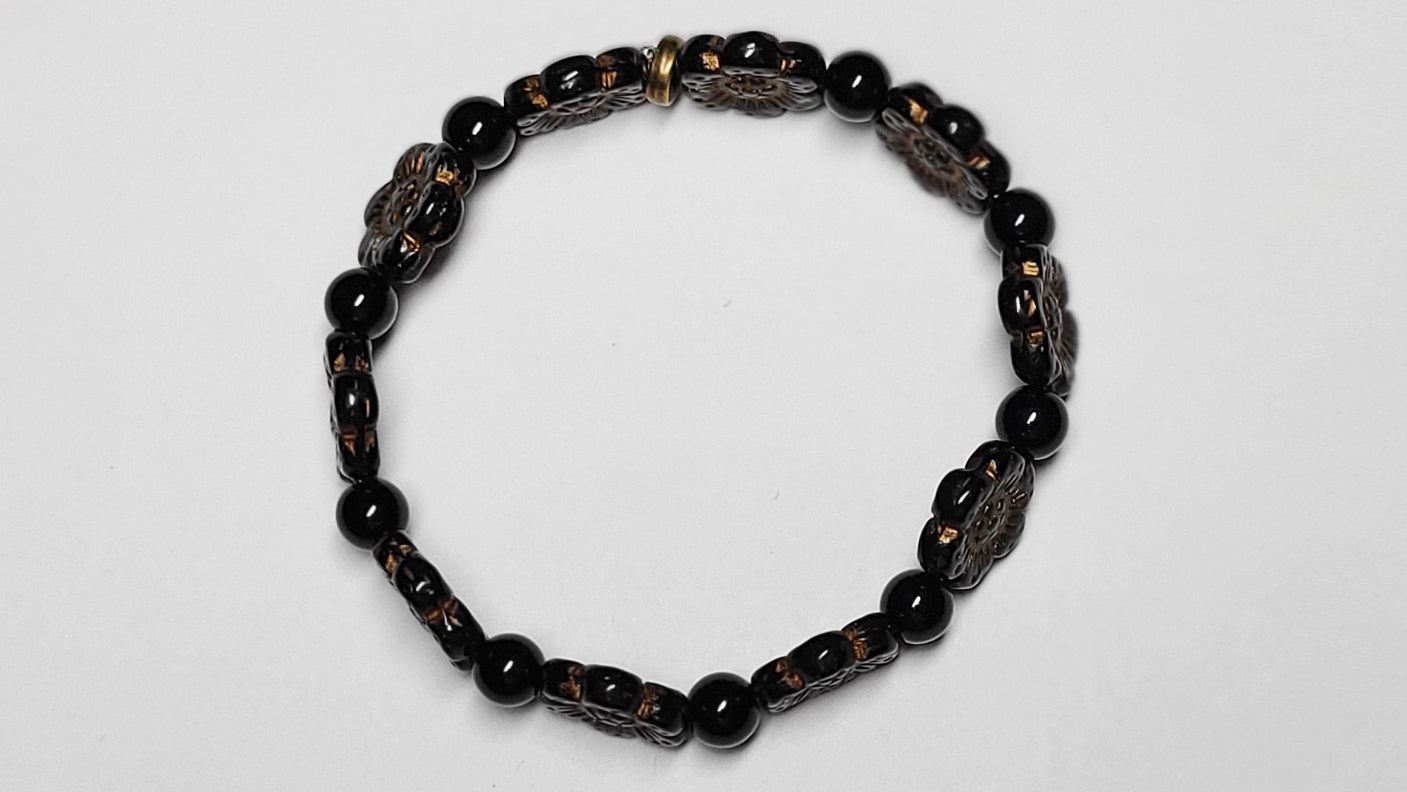 Sakura in Black Bracelet