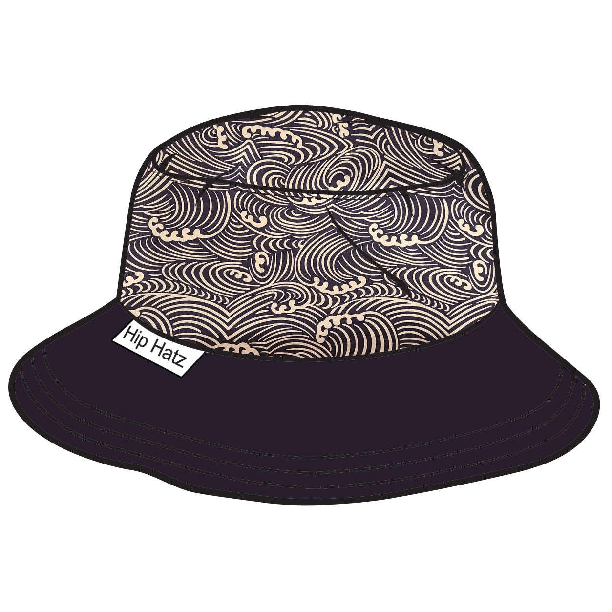 Hip Hatz - Blue Waves
