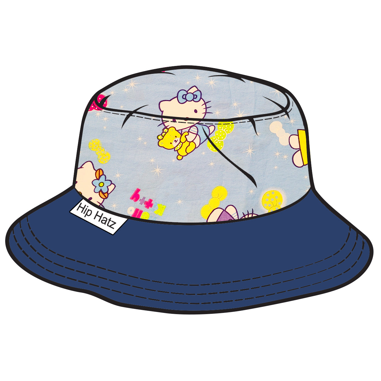 Hip Hatz - Hello Kitty Blue