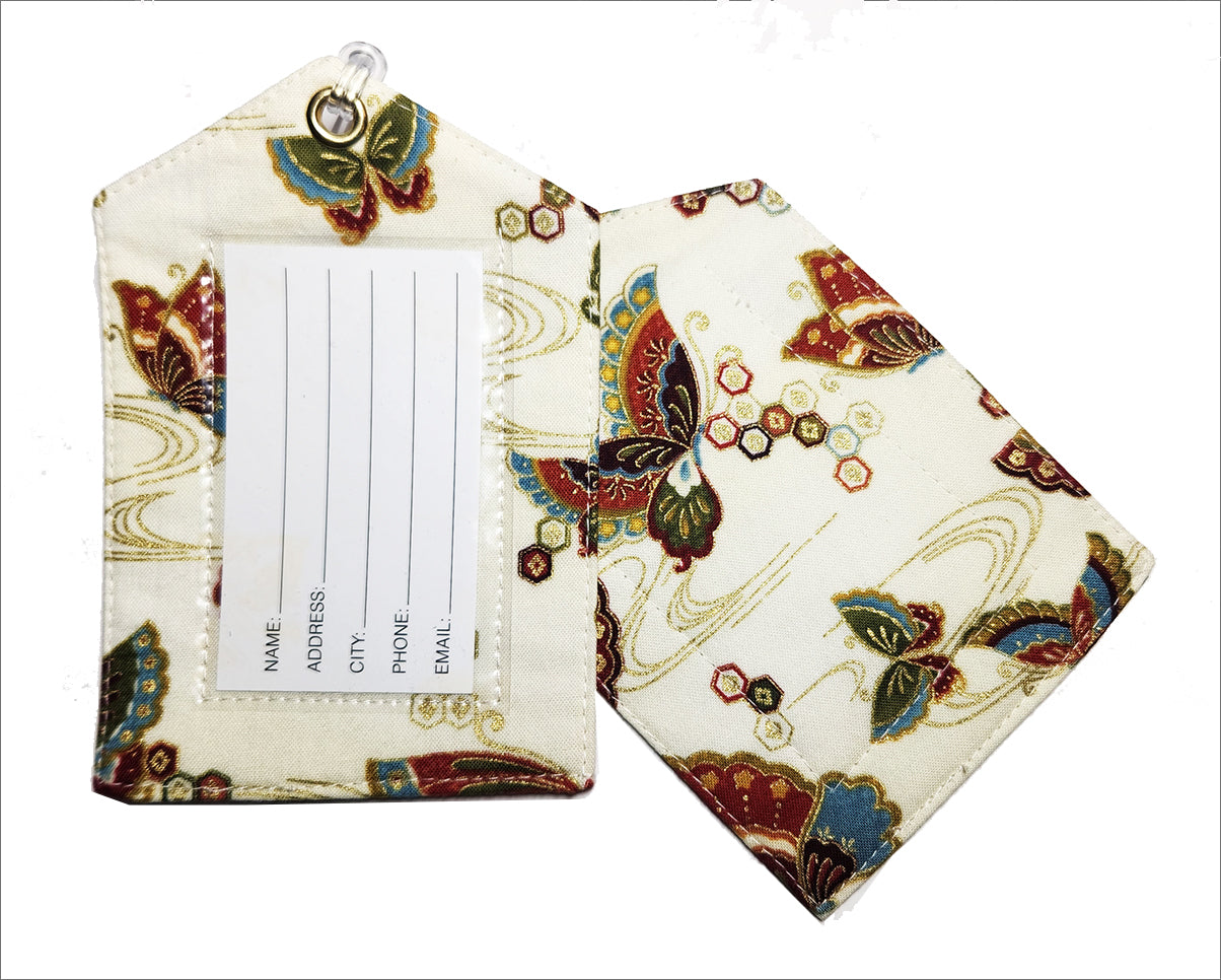 Luggage Tag - Butterflies Are Free