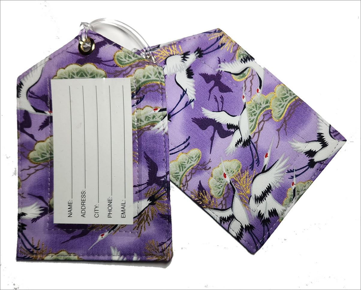 Luggage Tag - Tsuru in Flight