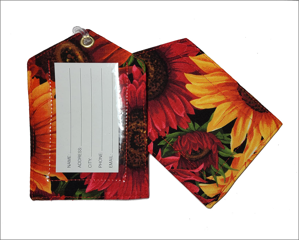 Luggage Tags - Sunflowers