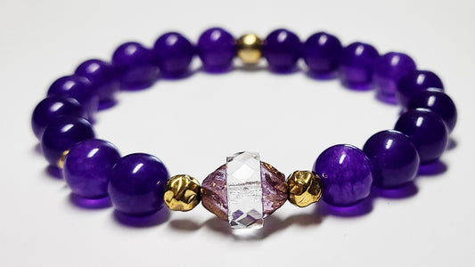 AAA Grade Russian Amethyst Bracelet-February Birthstone