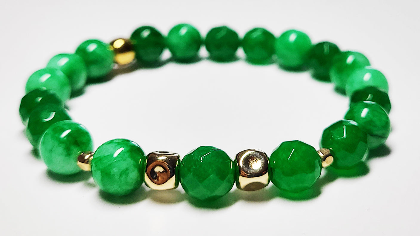 Dark on sale green birthstone