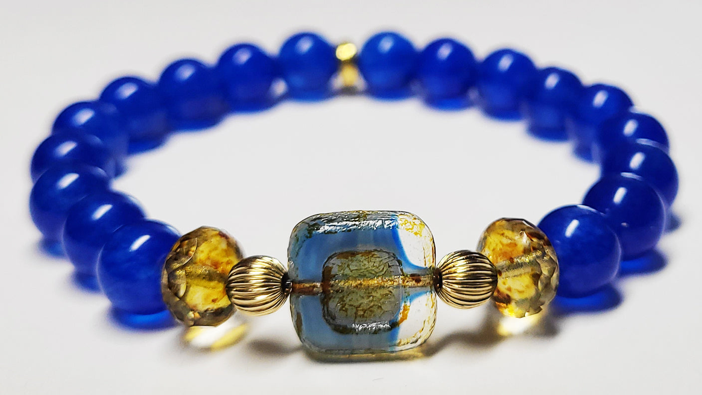 AAA Grade Natural Sapphire Bracelet-September Bracelet