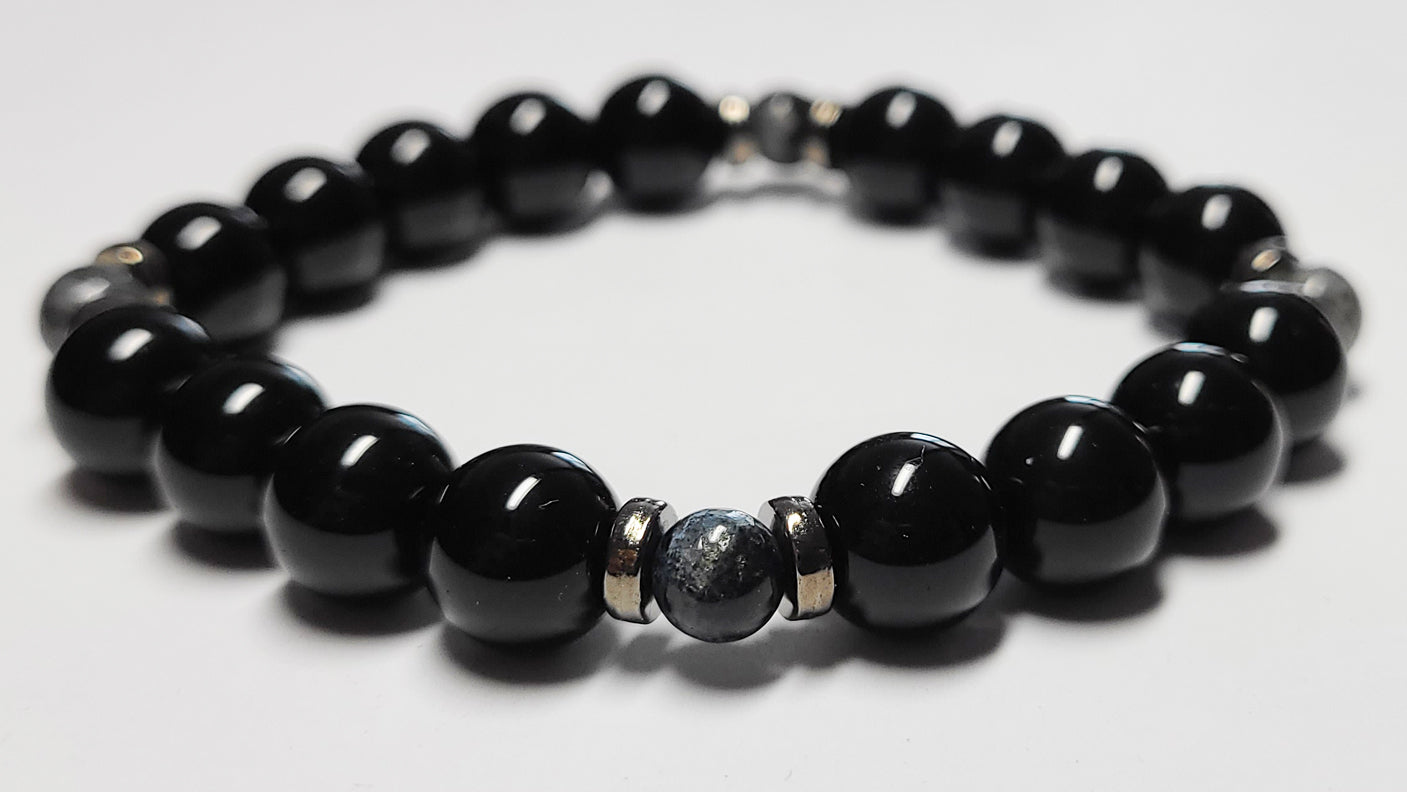 Men's AAA Grade Onyx Bracelet