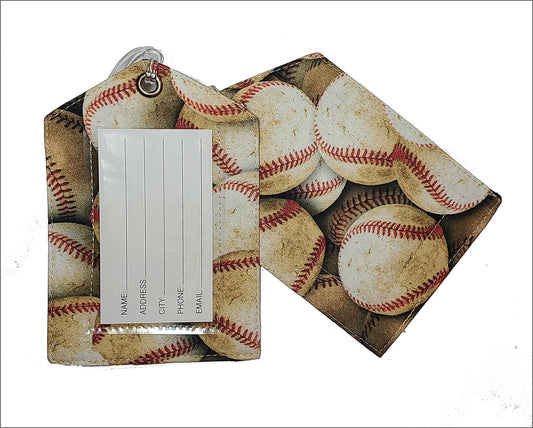 Luggage Tag - Baseball