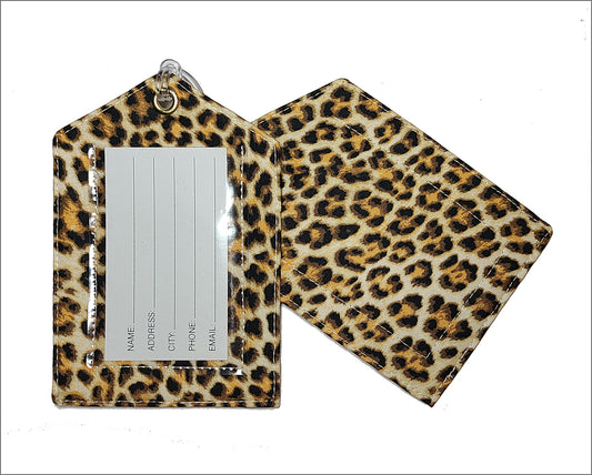 Luggage Tag - Leopard