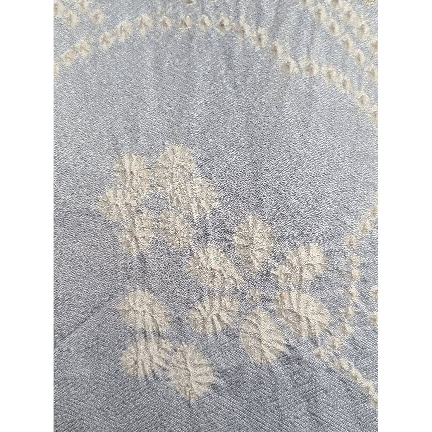 Delicate Shibori Floral Scarf