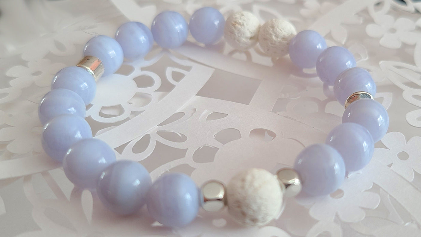 Blue Lace Agate Bracelet